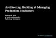 Architecting, Building & Managing Production The BioTeam, Architecting, Building & Managing Production
