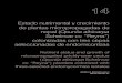 Estado nutrimental y crecimiento de plantas ......Estado nutrimental y crecimiento de plantas micropropagadas de nopal (Opuntia albicarpa Scheinvar cv. “Reyna”) colonizadas con