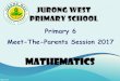Primary 6 Meet-The-Parents Session 2017 - MOE Briefing Slides/… · CALCULATORS IN PSLE To align the assessment with the curriculum, calculators will be allowed in one part of the