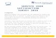 Service User Satisfaction Survey - Warwickshire · Web viewAlso included in this report are any satisfaction surveys that have been completed by service users upon leaving services