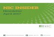 NIC Insider Newsletter: April 2017 · 2020-05-29 · NIC INSIDER NEWSLETTER 2017 April Issue 2 In the Insider April Issue Leveraging Innovative Ideas and Connections at the 2017 NIC