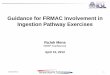 Guidance for FRMAC Involvement in Ingestion Pathway Exercises 18_SLIDES... · 2013-04-19 · RaJah Mena NREP Conference April 10, 2013. 3/17/2013 Rev 1 2 Topics • Overview of FRMAC
