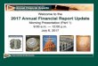 Welcome to the 2017 Annual Financial Report Update · 7/6/2017  · to resume the webinar. ... – The following Notes have been updated for clarification: Note 1 Note 3 Note 5 Note