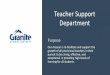 Teacher Support Department€¦ · 2016-2017 •110 Observation days used. Intervention •Total number of teachers in intervention-63 •5 continue intervention 17-18 •24 teaching