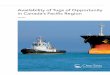 Availability of Tugs of Opportunity in Canada’s Pacific Region · 2020-07-14 · Availability of Tugs of Opportunity in Canada’s Pacific Region | vi 3. 70 MT or greater represents