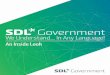 SDL Government (SDLGov) is excited to be a part of this ...With SDL Governments real-time Language Learning, our translation engines continue to evolve after they have been trained