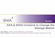 SAS & SATA Combine to Change the Storage Market · 2020-05-21 · High-availability clustering through application based local replication Disaster recovery through application based