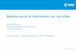 Background & Rationale for AeroSat · 2018-12-03 · Background & Rationale for AeroSat Simon Pinnock European Space Agency, ESRIN, Frascati . simon.pinnock@esa.int . 27 Sep 2013