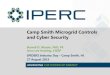 Camp Smith Microgrid Controls and Cyber Security...ADVANCING THE POWER OF ENERGY Camp Smith Microgrid Controls and Cyber Security Darrell D. Massie, PhD, PE Aura Lee Keating, CISSP