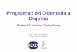 Programación Orientada a Interfaz Gráﬁca Swing Objetos · 2019-06-17 · Programación Orientada a Objetos Prof. Herminio Paucar Prof. Edson Huillca Sesión 6.2: Interfaz Gráﬁca