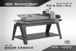 DRUM SANDER - Laguna Tools · 1/19/2020  · This sander is designed to be tailored to every project and features ultra-precise control for any sanding project. This sander is covered