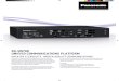 KX-NS700 UNIFIED COMMUNICATIONS PLATFORM...The KX-NS700 has advanced features and starts from only 6 extensions, up to 288 extensions with Expansion Units. It is also a unified communications