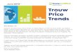 Trouw price trend June 2016 - TN Asia Pacific · Vitamin E50 price is stay at high price USD 9.00-USD 10.00. Even facing the same shortage of raw material, the raw material itself