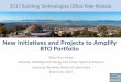 New Initiatives and Projects to Amplify BTO Portfolio...•New initiatives on urban science, energy in cities, and thermal networks 13 Title 2017 BTO Peer Review - Informational Panel