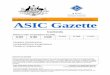 Commonwealth of Australia ASIC Gazette · 2014-01-13 · Investment Commission, GPO Box 9827, Melbourne Vic 3001 Commonwealth of Australia Gazette No. A02/14, ... AMG TRAILERS PTY