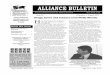 Alliance Bulletin Thursday 1 Aug 2002 · 01-08-2002  · Ronderos, now a professor in the International Trade and Busi-ness Programme at the Universi-dad del Rosario, spoke at yester-day’s