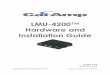 LMU-4200 Hardware and Installation Guide · This is a legal agreement between you, the Customer, and CalAmp DataCom Incorporated (“CalAmp”). ... App Watcher Service and/or other