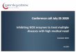 Conference call v3 · 2019-07-25 · Setanaxib’sunique efficacy and safety profile can address the unmet medical need Primary Biliary Cholangitis (PBC): an orphan disease in the