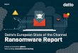 Datto’s European State of the Channel Ransomware Report · • The problem is bigger than we know, as a startling number of attacks go unreported. MSPs report that only 16% of ransomware