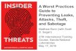 A Worst Practices Guide to Preventing Leaks, Attacks ...scholar.harvard.edu/files/matthew_bunn/files/sandia_insider_threats...Case Study II: Edward Snowden • Snowden was an NSA systems