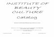  · School Catalog Updated 4/20/2020 THE INSTITUTE OF BEAUTY CULTURE Page 2 . Contents . INSTITUTE OF BEAUTY CULTURE