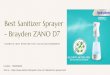 Best Sanitizer Sprayer - Brayden ZANO D7