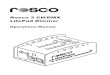 Rosco 2 CH/DMX LitePad Dimmer - StageSpot · 2017-02-28 · The Rosco 2 CH/DMX LitePad Dimmers allow full light intensity control over a Rosco LitePad via two manual slide faders