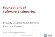 15-313 Foundations of Software Engineeringckaestne/17313/2018/... · 11/6/2018  · to programming errors. –51% of those due to classic errors like buffer overflows, cross-site-scripting,
