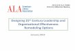Designing 21st Century Leadership and · 2019-01-26 · • The current nomination and election process does not foster inclusion. Rethink the leadership structure, nominations, election,