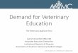 Demand for Veterinary Education - AAVMC...Corporate Veterinary Medicine Public Policy Other Career Path Percentage of interested Applicants Age Percent 10 or younger 57.4% 11-16 20.4%