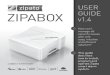 USER ZIPABOX v1.4 GUIDE · control blinds, roller-shutters, curtains and pergolas using any smartphone ... remotely control your audio/video equipment with any smartphone automatically