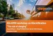 IEA-EPRI workshop on Electrification · 2019-11-27 · Home Charger Impact on Charging Behaviour For Drivers with a home chargers: • Long range BEVs charge less often but charge