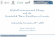 Global Environmental Change and the Sustainable Water ...warredoc.unistrapg.it/wp-content/uploads/2018/11/Maria...The water-food-energy nexus is central to sustainable development