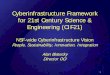 Cyberinfrastructure Framework for 21st Century Science ...€¦ · Cyberlearning HPC HIGH P ERFORMANCE COMPUTING Software Final recommendations presented to the NSF Advisory Committee