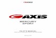 AXIS Mercury Sport - ENG - Axis Paragliders · 3. FLYING THE MERCURY SPORT We recommend you practice inflating your glider before flying it, and make your first flights in gentle