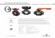 FX Series Butterfly Valves · Size Range 1-1/2” through 12” Pressure 150 psi (1-1/2” to 10”), 120 psi (12”) Seals EPDM or FPM Body Style Wafer Control Style Lever Handle