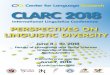 Centar za jezična istraživanja - CLARC 2018Jezična raznolikost kroz dijalektne karte hrvatskih narječja (u usporedbi s OLA kartama) Ana Espirito Santo Impact of the task while