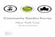 Community Garden Survey - GreenThumb€¦ · Using the same order and wording, the sur-vey was made available online on Survey Monkey (), in PDF form for emails and downloading off