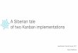 A Siberian tale of two Kanban implementationslkce17.leankanbance.com/assets/slides2017/LKCE17... · of two Kanban implementations LeanKanban Central Europe, 2017 Katya Terekhova
