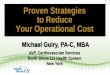 Proven Strategies to Reduce Your Operational Cost... · •Market Basket & Productivity Cuts •Dependent Coverage to Age 26 2018 •Individual Mandate/Health Exchanges Open •Medicare