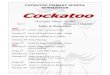 Dates to Remember - Cockatoo · 2016-04-22 · 29.04.2016 Natalie Reid 13.05.2016 Claire Emmott 27.05.2016 Sarah Arrowsmith 10.06.2016 Melanie Maher RETURN SLIP SICK BAY HELPERS WANTED