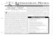 ~LITIGATION NEWS · .~LITIGATION NEWS . ," . --,-; , , ~ PUBLISHED BY THE LitiGATION SECTION OF THE VIRGINIA STATE'SAR FOR ITS MEMBERS. VOU1ME X NUMBER 2 SPRING 2003 The Work Product
