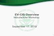 EV-CIS Overview Manufacturer Workshop – Presentation ... · Comp;i3nce lr:format•on System EV-CIS Home ~ ~~ Maintain Manufacturer Profile Submit Fuel Economy ... Corporate Average