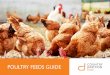 POULTRY FEEDS GUIDE · replacement laying chicks from 7 to 18 weeks of age. This 16% Poultry Grower may be fed to broiler (Meat Type) growing chickens from 3 weeks of age to market