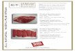 Wagyu Pub Steak & Pub Roast - SierraMeat.com€¦ · Description: Wagyu Pub Steak 8 oz. Steak Code; 191050 Pack: 2 per cryo pack, 20 steaks, 10lb case Size: 8 oz ea. Suggested Application: