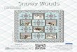 Snowy Woods · 2020-07-17 · Snowy Woods. Snowy oods Fabrics in the Collection Select Fabric from Folio Basics Select Fabric from Modern Melody Basics ... Fabric C square to make