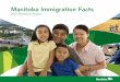 Manitoba Immigration Facts · 2017-11-15 · the highest level received in 50 years. Since 1999, Manitoba has received over 60,500 immigrants. In 2007, 76 per cent landed through