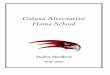 Colusa Alternative Home School€¦ · CUSD Homework Philosophy Page 26 . 3 Principal’s Welcome Welcome to Colusa Alternative Home School. The policies and procedures in this handbook
