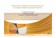 Measuring subjective well-being in the European …...225 1. Standard of living 8. Social interactions 2. Health and longevity Objective variables Index, EU unweighted average=100