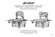 MODEL 3334 POWER MEAT CUTTER OPERATING AND SERVICE … · 2016-05-07 · BIRO’s products are designed to process food products safely and efficiently. Unless the oper-ator is properly